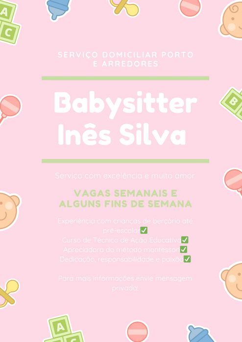 Babysitter no Porto!