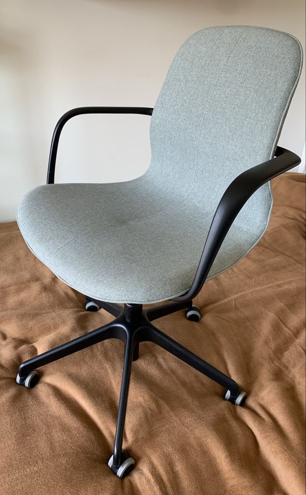 IKEA Fotel obrotowy z podłokietnikami, regul. wychylenia i wysokości