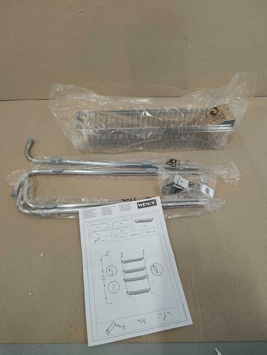 Wenko Półki na drzwi do łazienki bez Podpórek 109x14x50cm NOWA