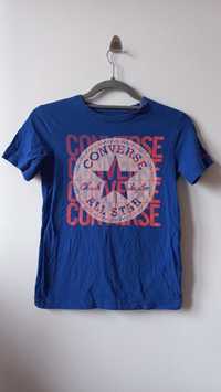 Niebieski T-shirt Converse 128-140