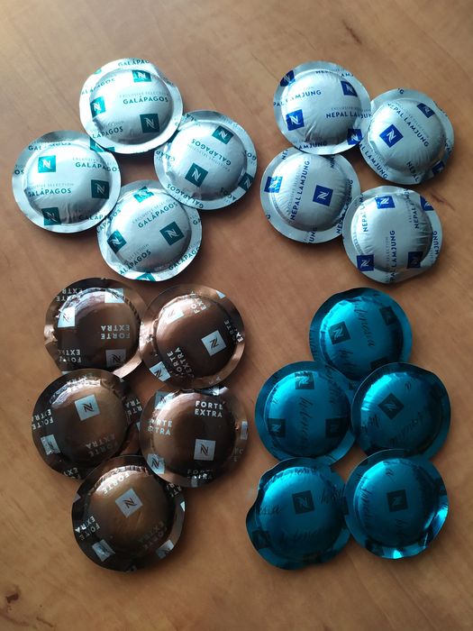 Kapsułki Nespresso Professional mix smaków płaskie 18 sztuk kawa