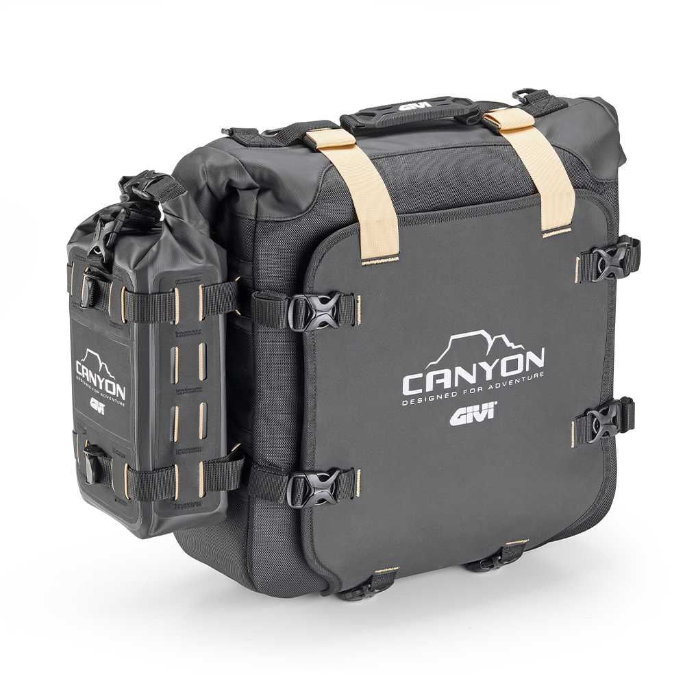 Сумки бокофі, кофри на мотоцикл - GIVI GRT720B CANYON MONOKEY NEW 2 шт