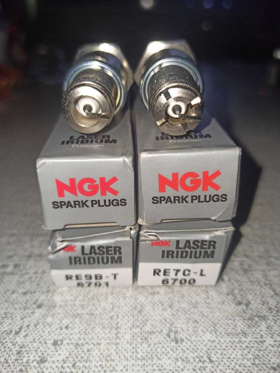 Лазерные иридиевые свечи зажигания Комплект NGK 6700 RE7CL 6701 RE9BT