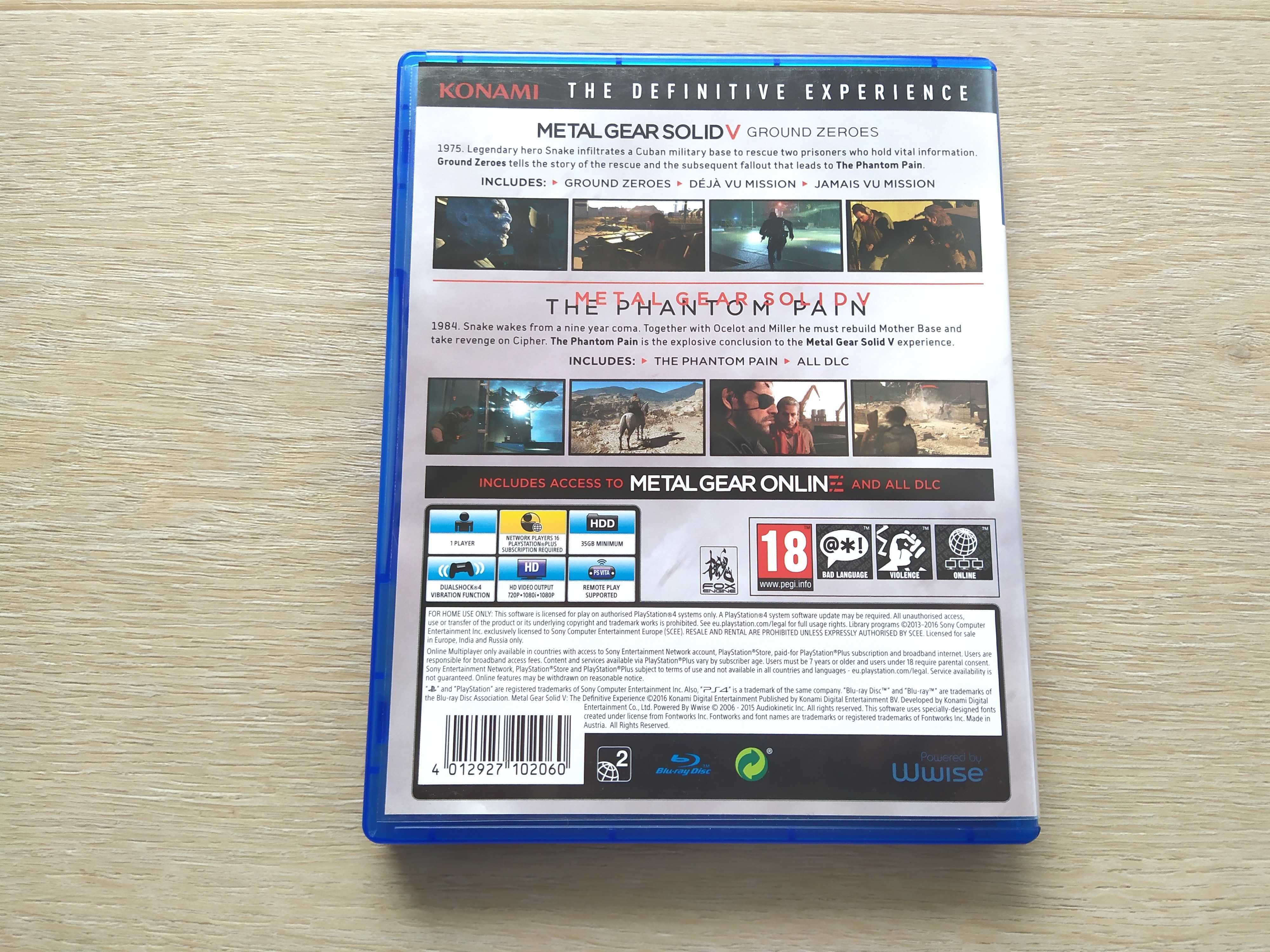 Metal Gear Solid V: The Definitive Experience [PS4] [PS5]