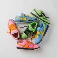 Powerpuff girls SB dunk low Nas tres cores