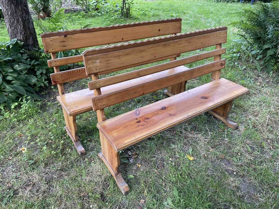 Крісла та лавки дерев'яні