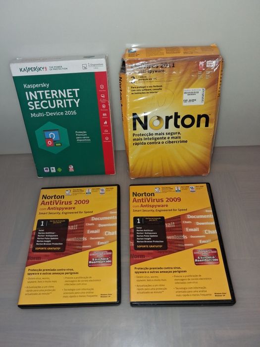 Vários Antivírus para PC