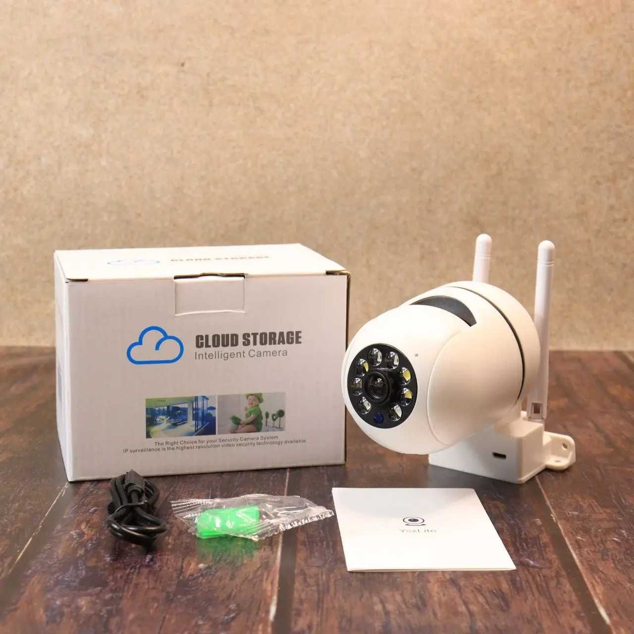 Вулична IP-камера відеоспостереження з датчиком руху NJ PRO, IP360