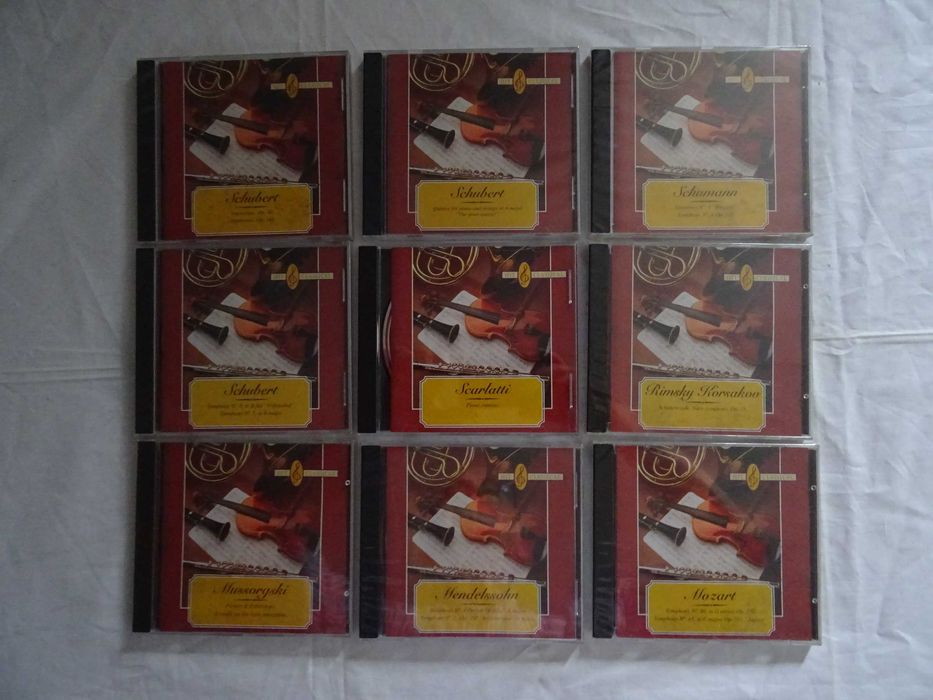 Coleção 50 CDs Musica Clássica Beethoven Mozart Bach Chopin