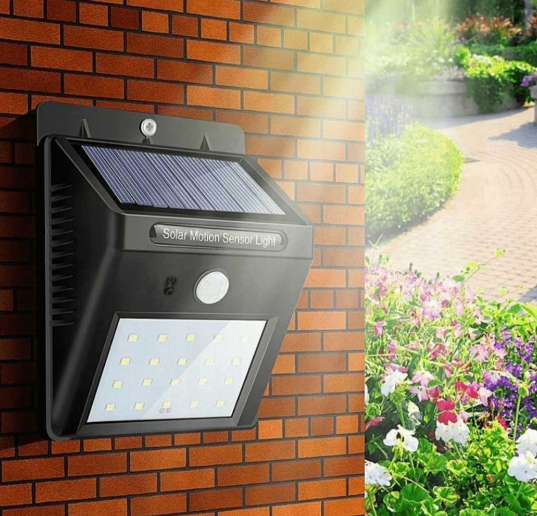 Lampa solarna ledowa z czujnikiem ruchu I zmierzchu