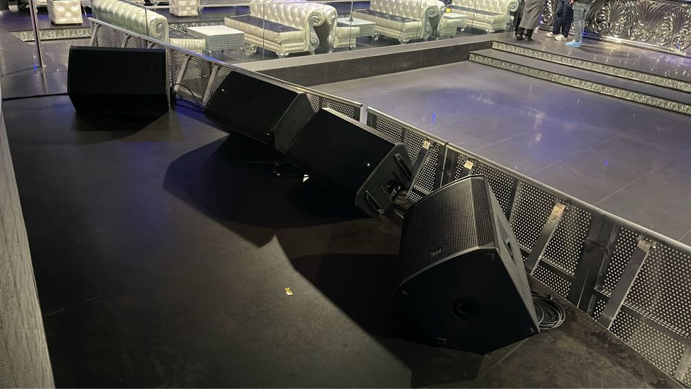 Sistemas de som e materiais para eventos