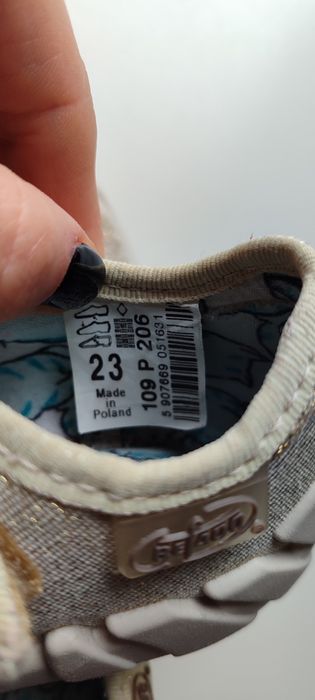 Buciki niemowlęce dla dziewczynki Befado rozmiar 23