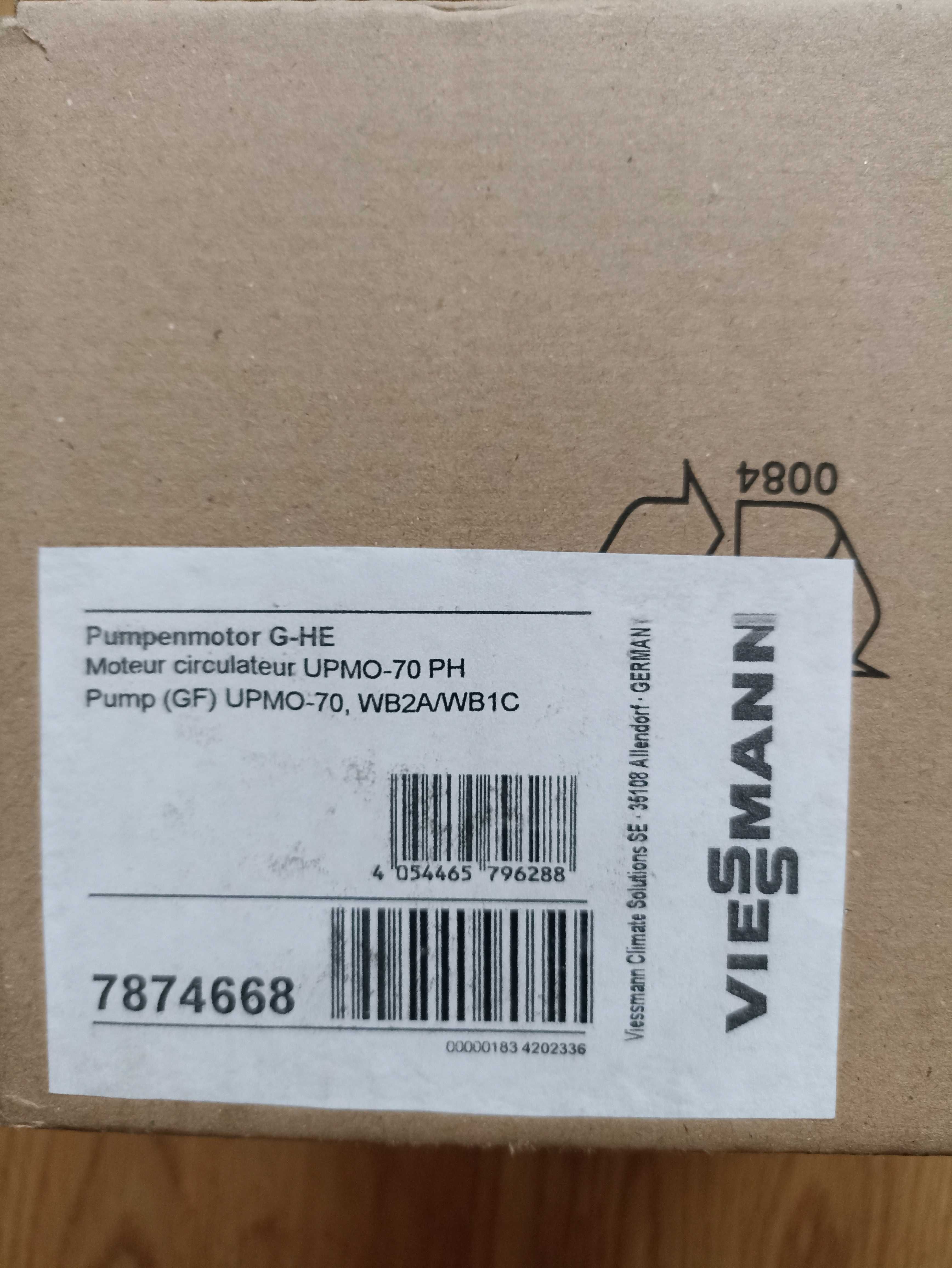 Pompa Viessmann G-HE UPMO-70 WB2A/WB1C Silnik Pompy Vitopend Vitodens