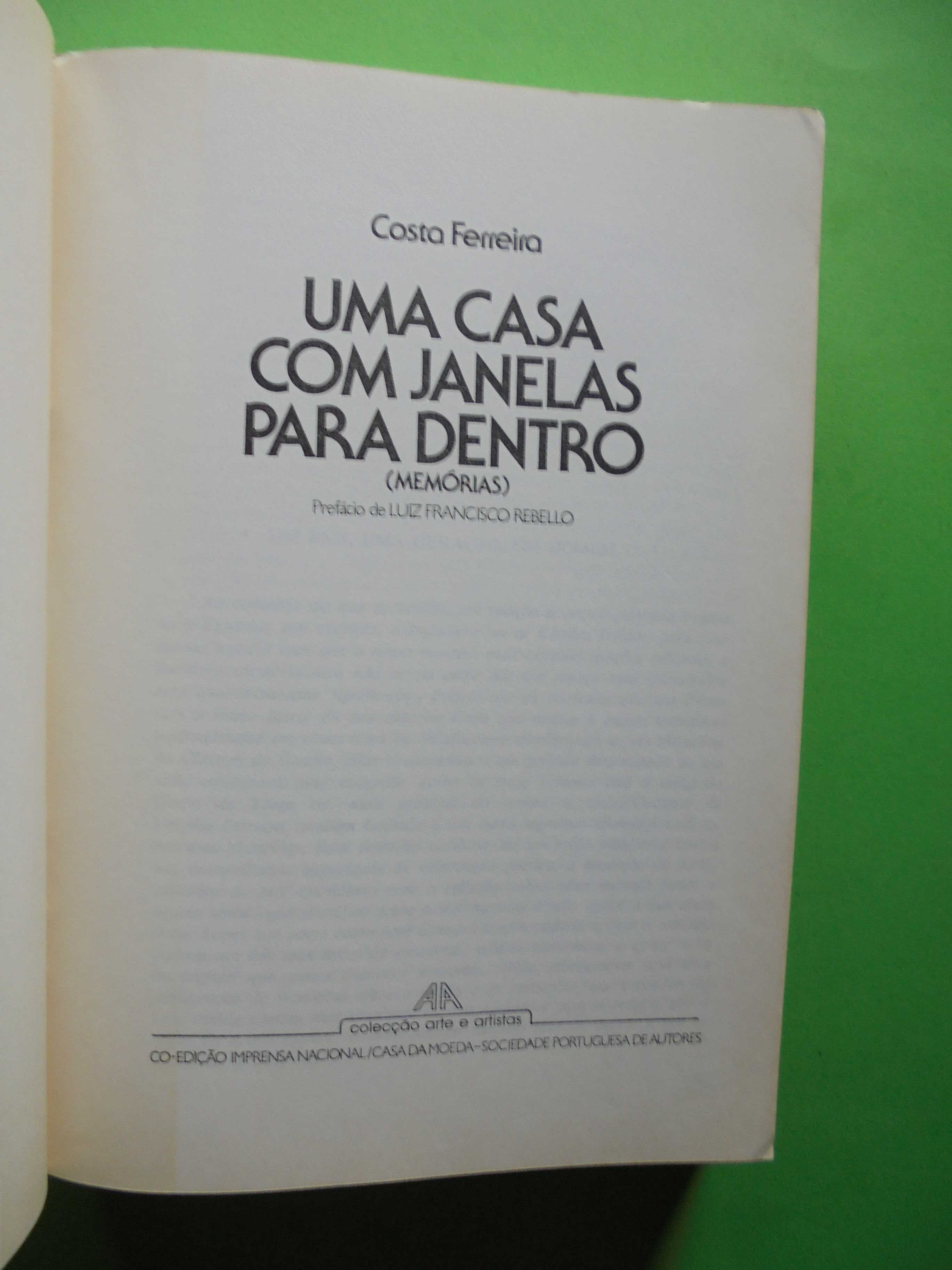 Ferreira (Costa);Uma Casa com Janelas para Dentro (Memórias)