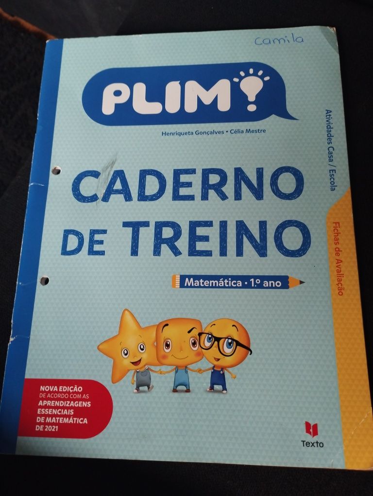 Caderno de treino Matemática 1° ano