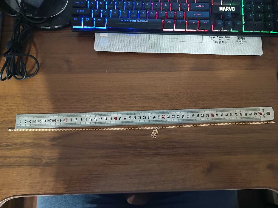 Złoty łańcuszek męski