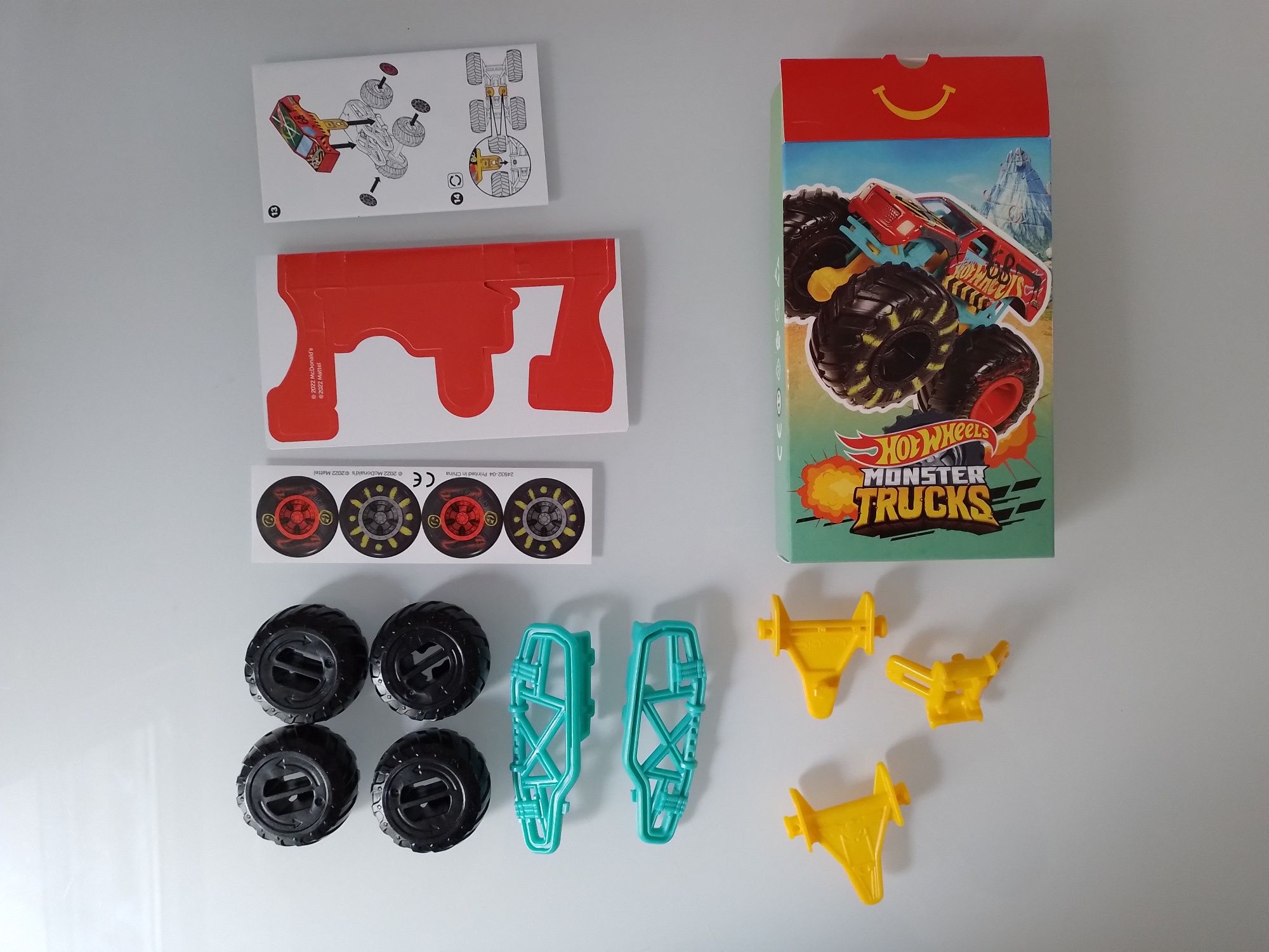 Boneco Happy Meal McDonalds- Hott Weels Monster Trucks