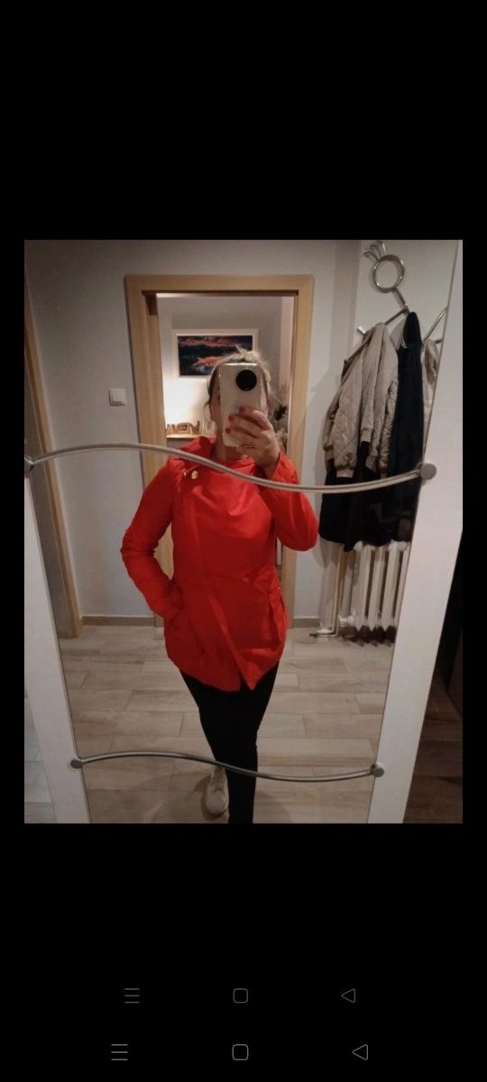 Guess płaszcz damski parka kurtka jesienna przejściowa S/M