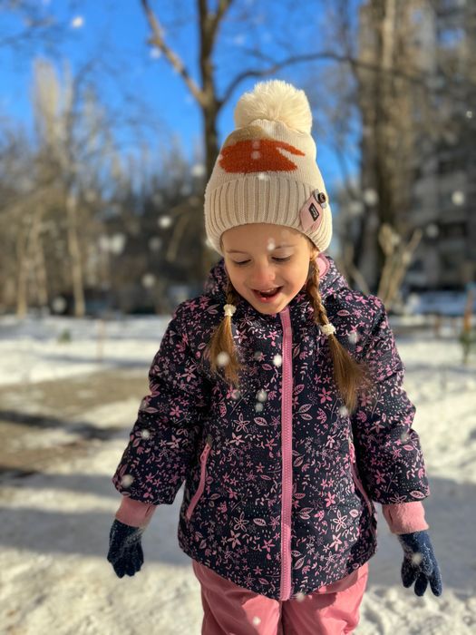 Куртка на флісі для дівчинки