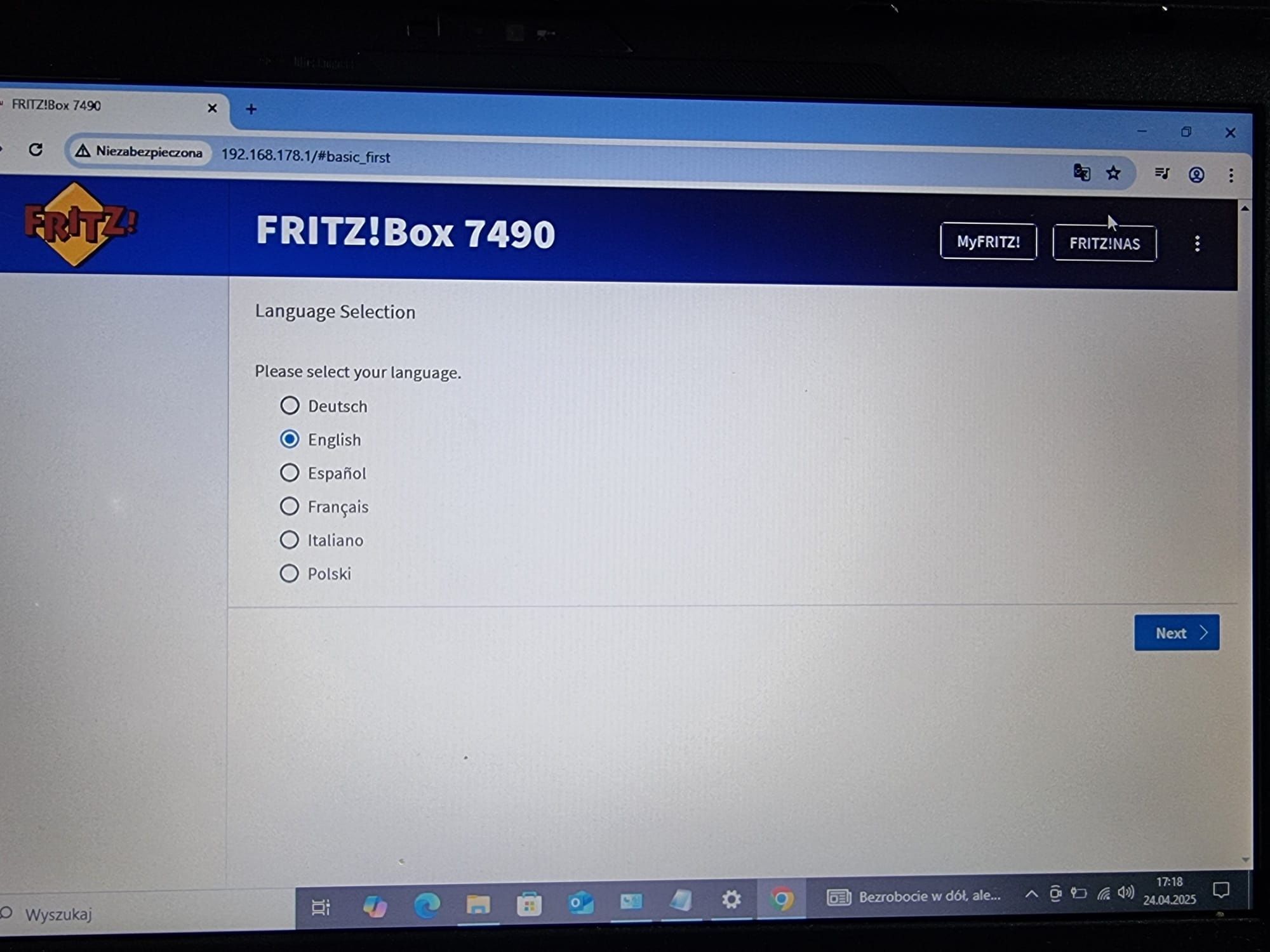Router FritzBox 7490