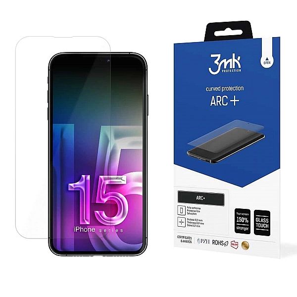 Folia 3mk ARC+ na iPhone 15 Plus