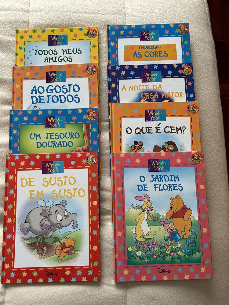 Livros infantis da coleção Winnie the Pooh