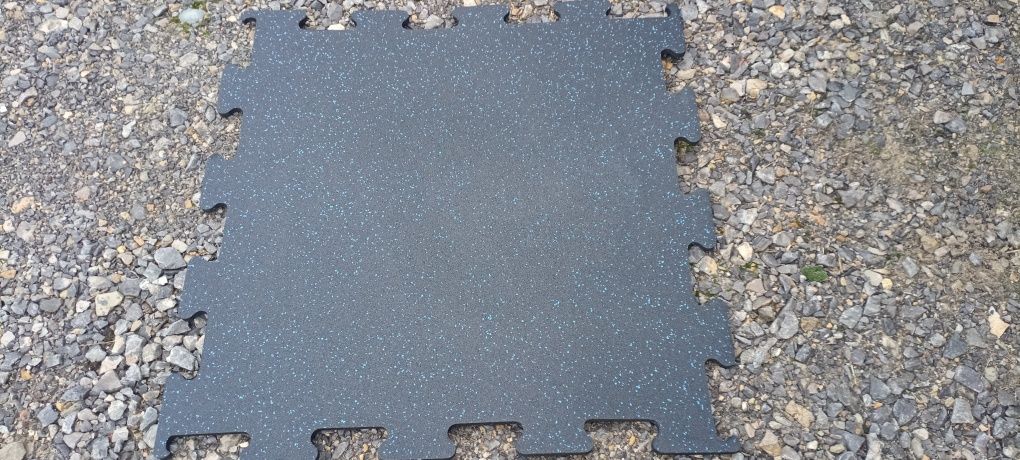 Mata gumowa podłoga puzzle 9 mm,  18 m2