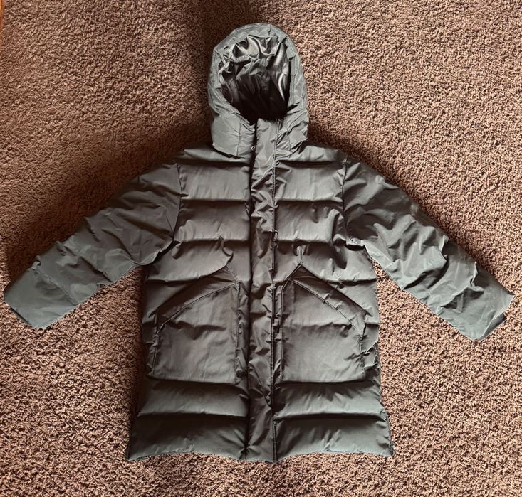 Zara płaszcz długa kurtka wodoodporna puchowa 140 jak nowa