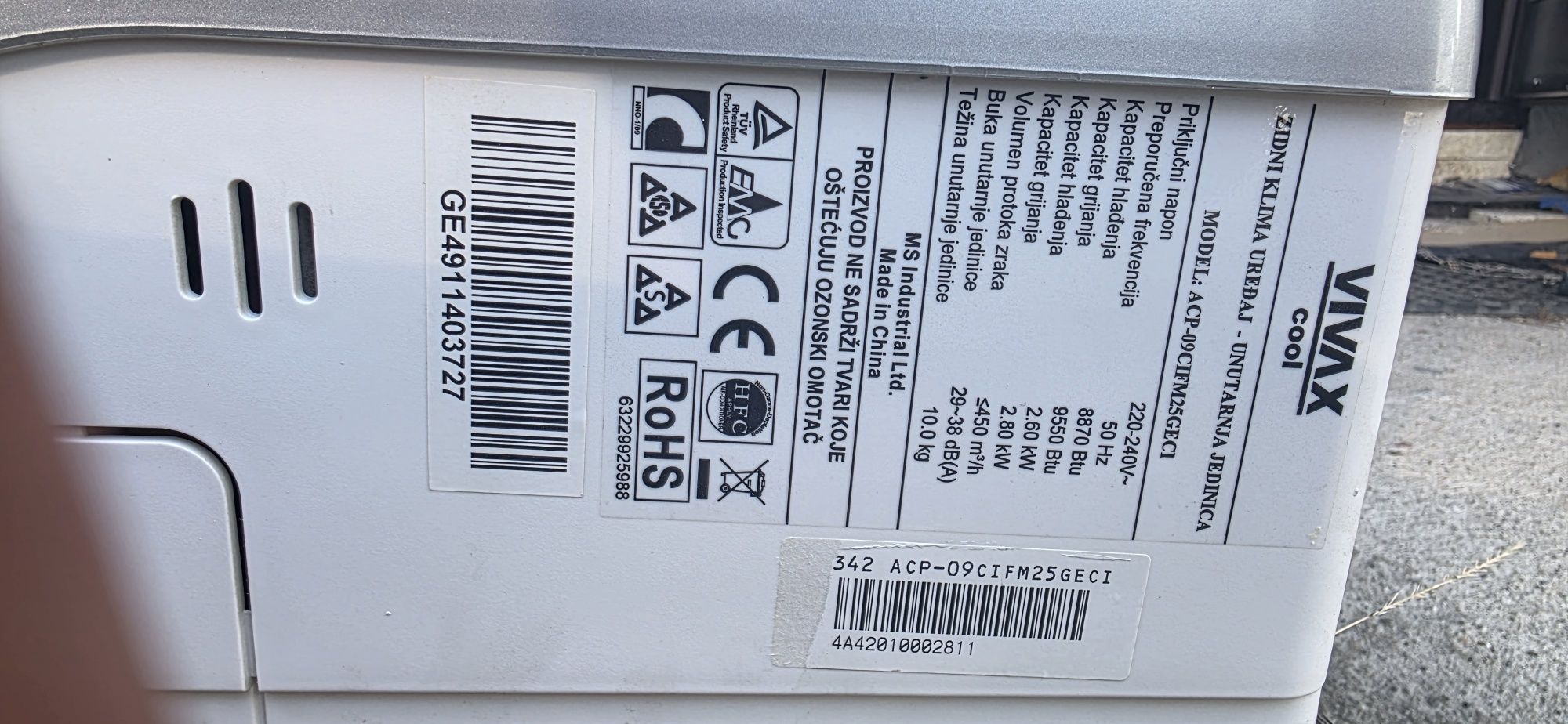 Klimatyzator Vivax Trio 8,5kW