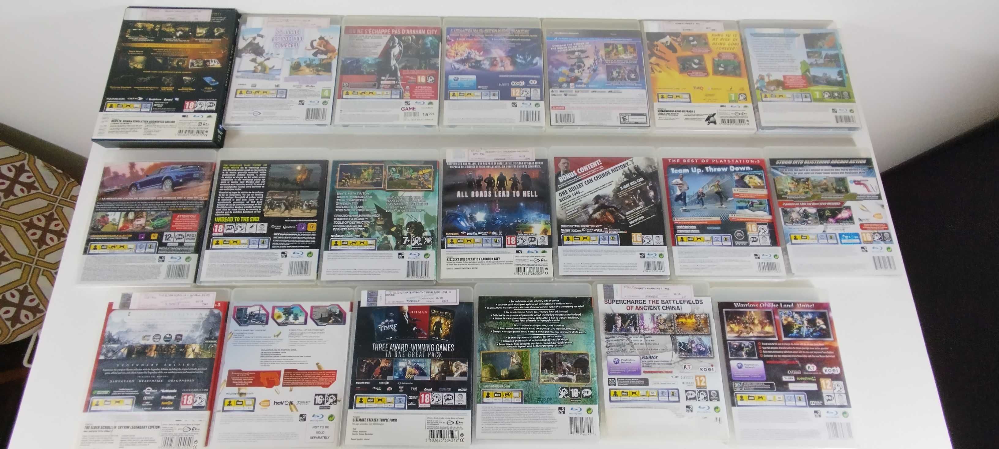 Lote 20 Jogos Playstation 3 PS3