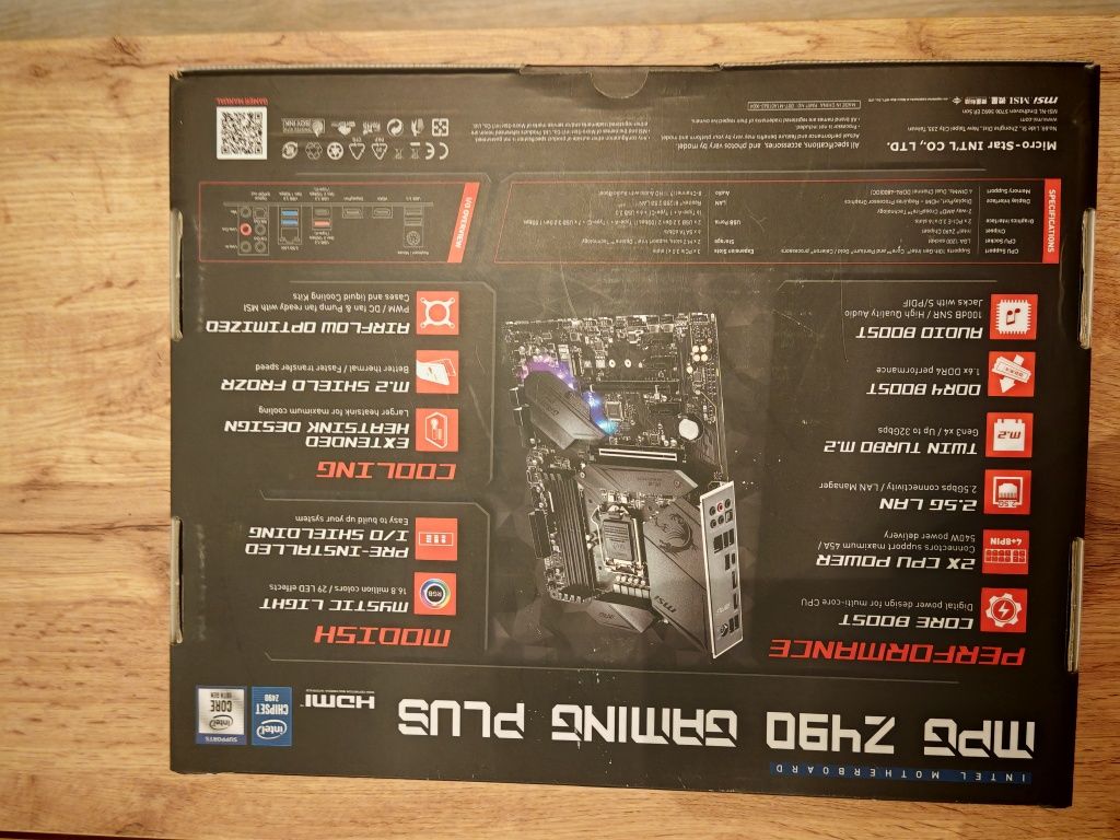 Sprzedam MSI MPG Z490 Gaming Plus i procesor Intel Core i5-10600KF