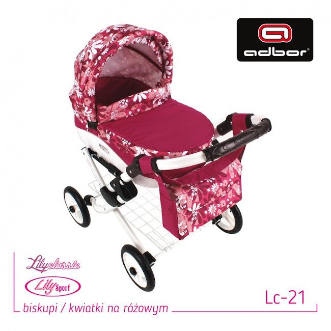 Głęboki wózek dla lalek Lily