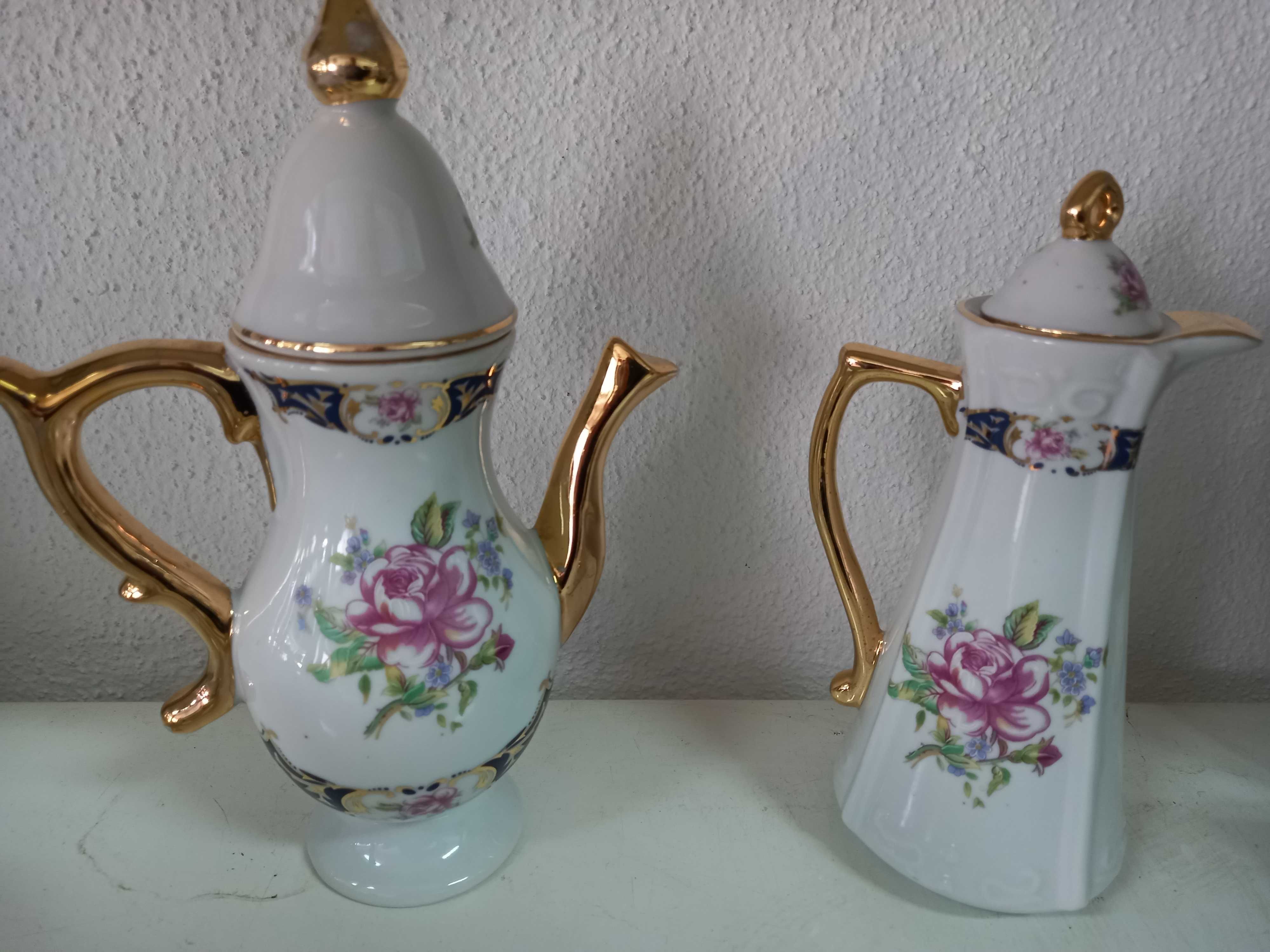 Cafeteiras pintadas à mão Porcelana