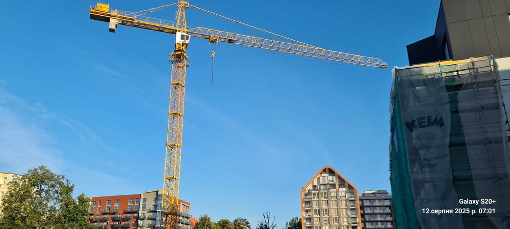 Dźwig żuraw wieżowy Liebherr 112 EC-H 1995 używany