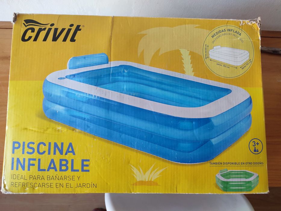 Piscina insuflável crivit impecável