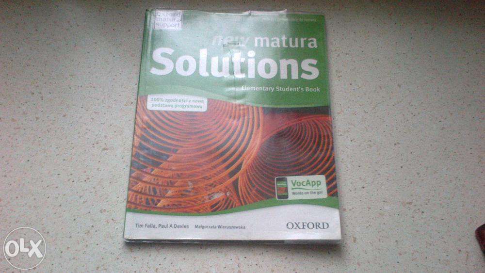 Podręcznik new matura Solutions (oxford)
