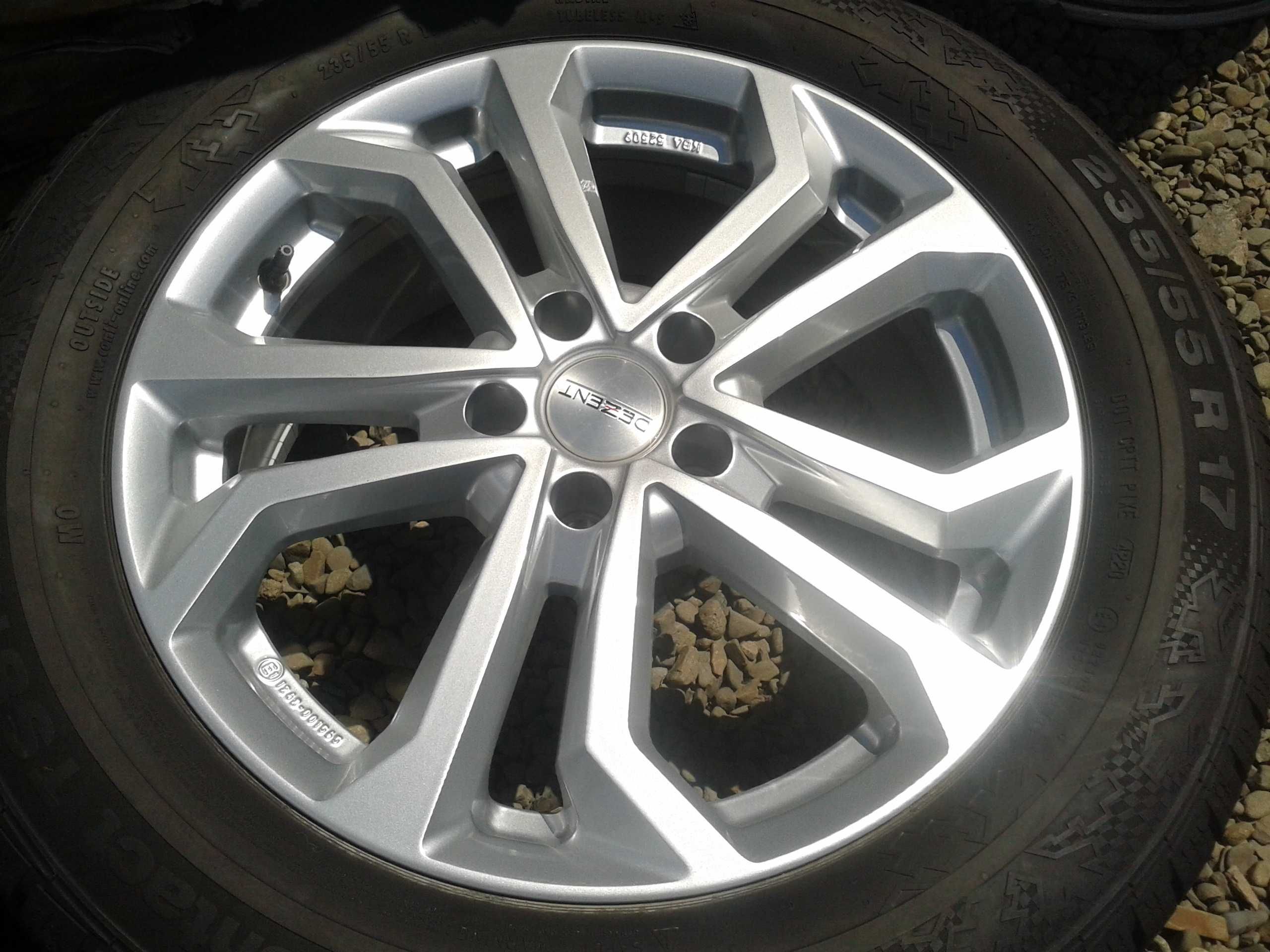 kola r17 jeep renegade 235 55 continental 5x110 jak nowe mielec et40