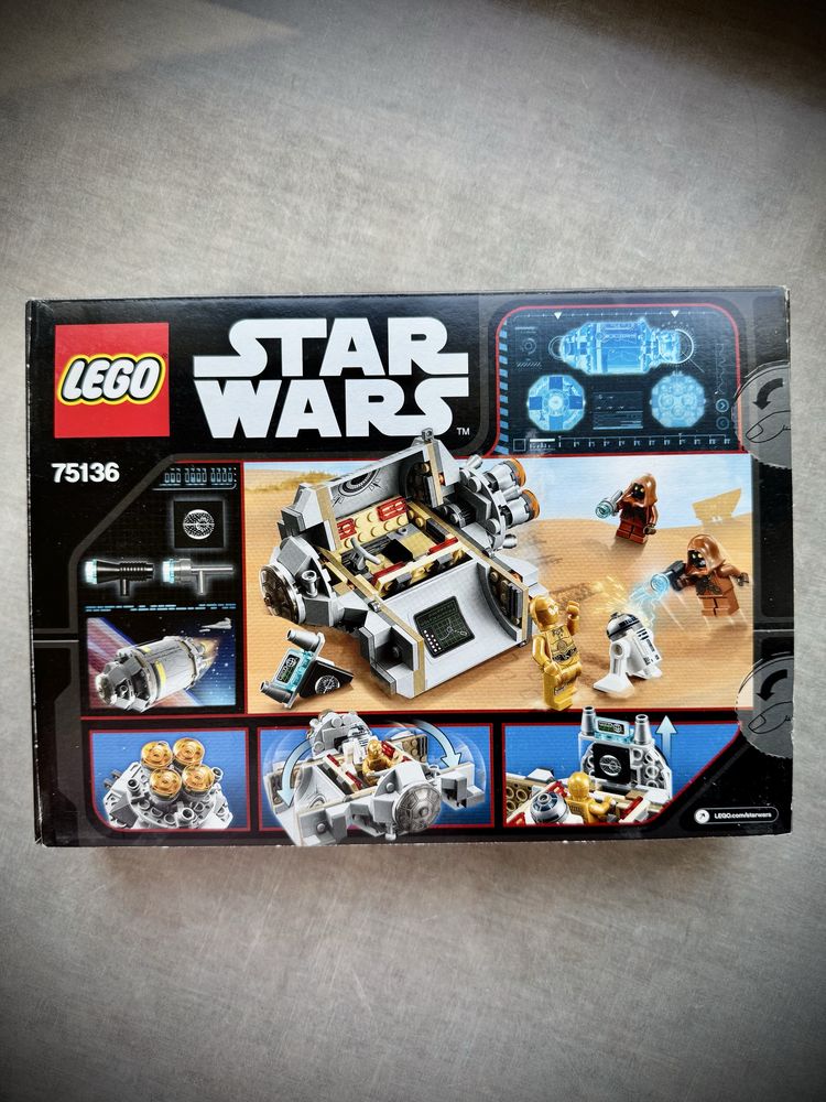 LEGO 75136 Star Wars Kapsuła ratunkowa Droidów [BEZ FIGUREK]