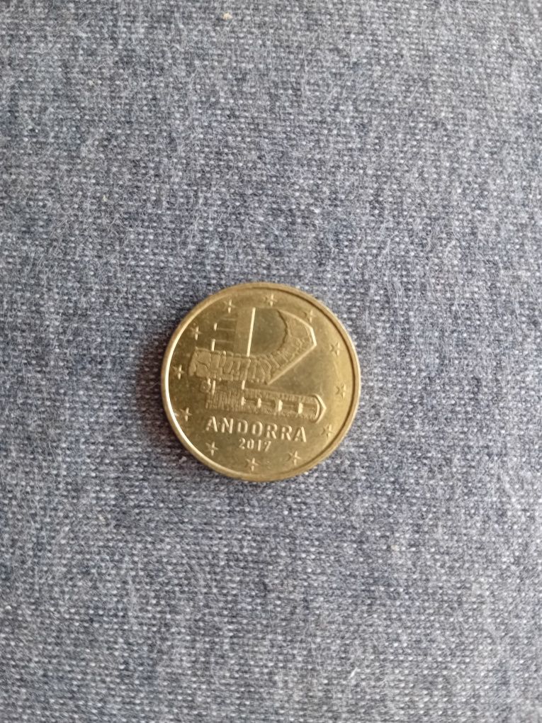 Numismática - 50 centimos Andorra