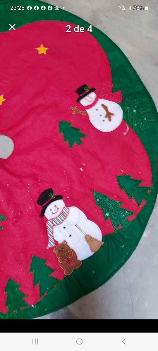 Tapete de arvore de Natal