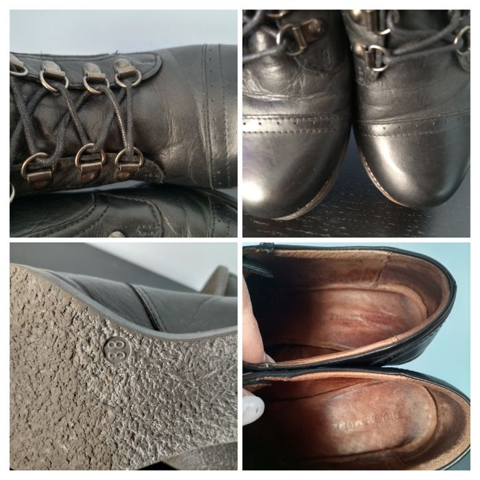 Botins com atacadores