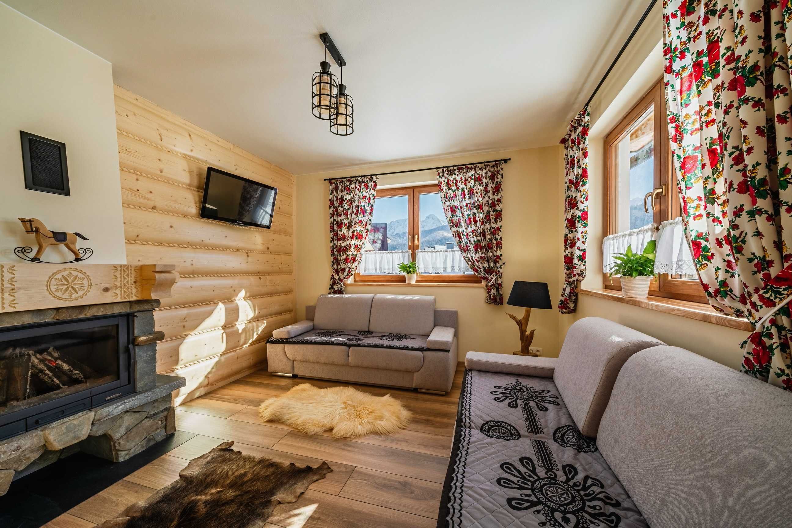 Weekend wakacje w górach domek apartament Zakopane/Kościelisko kominek