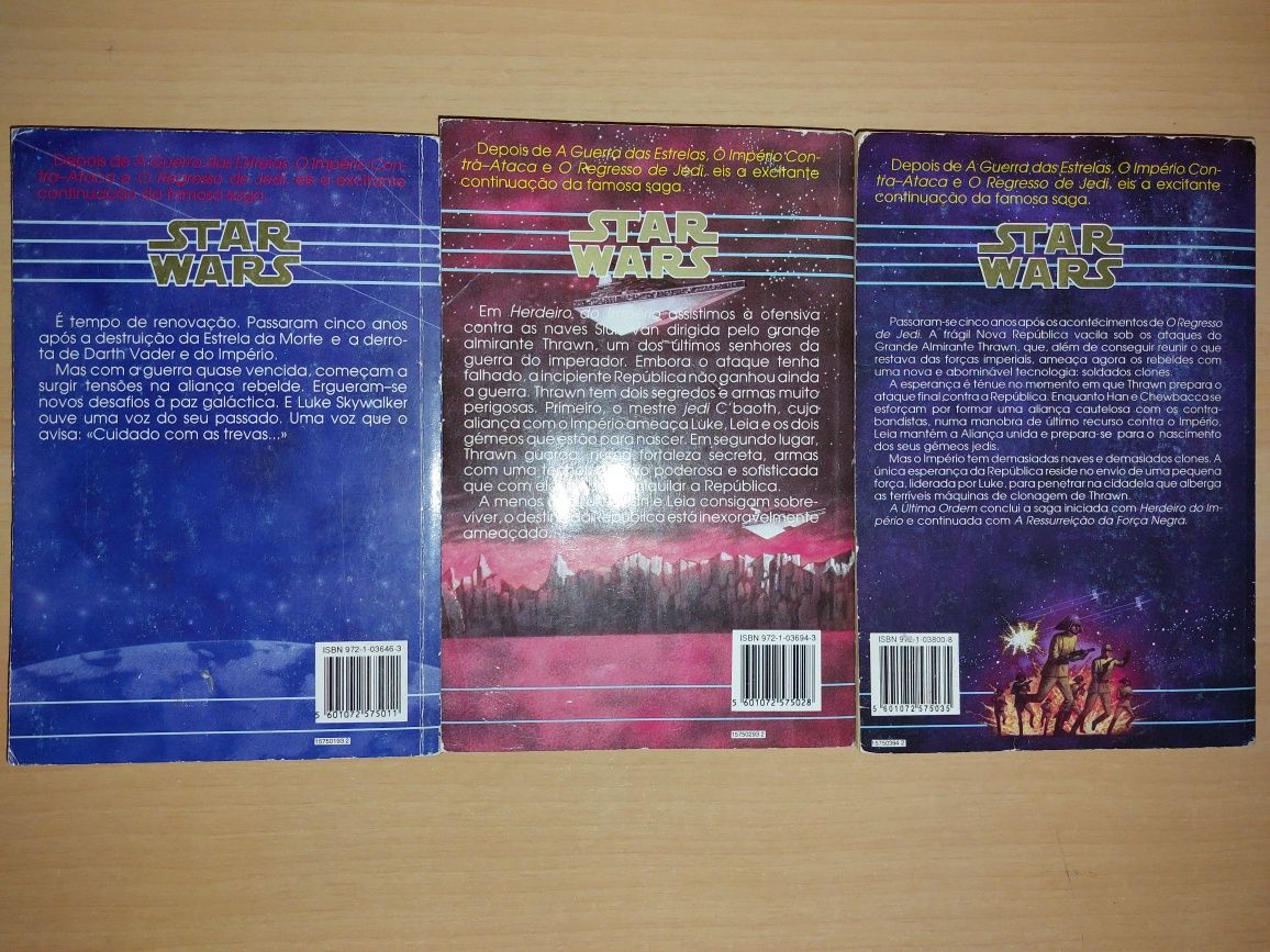 Trilogia de Thrawn Star Wars / Guerra das Estrelas (Timothy Zahn)