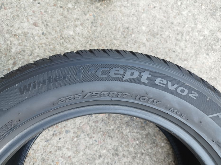 2szt Hankook Winter I Cept Evo 2 225/55/17 101V 7,5mm 2022rok