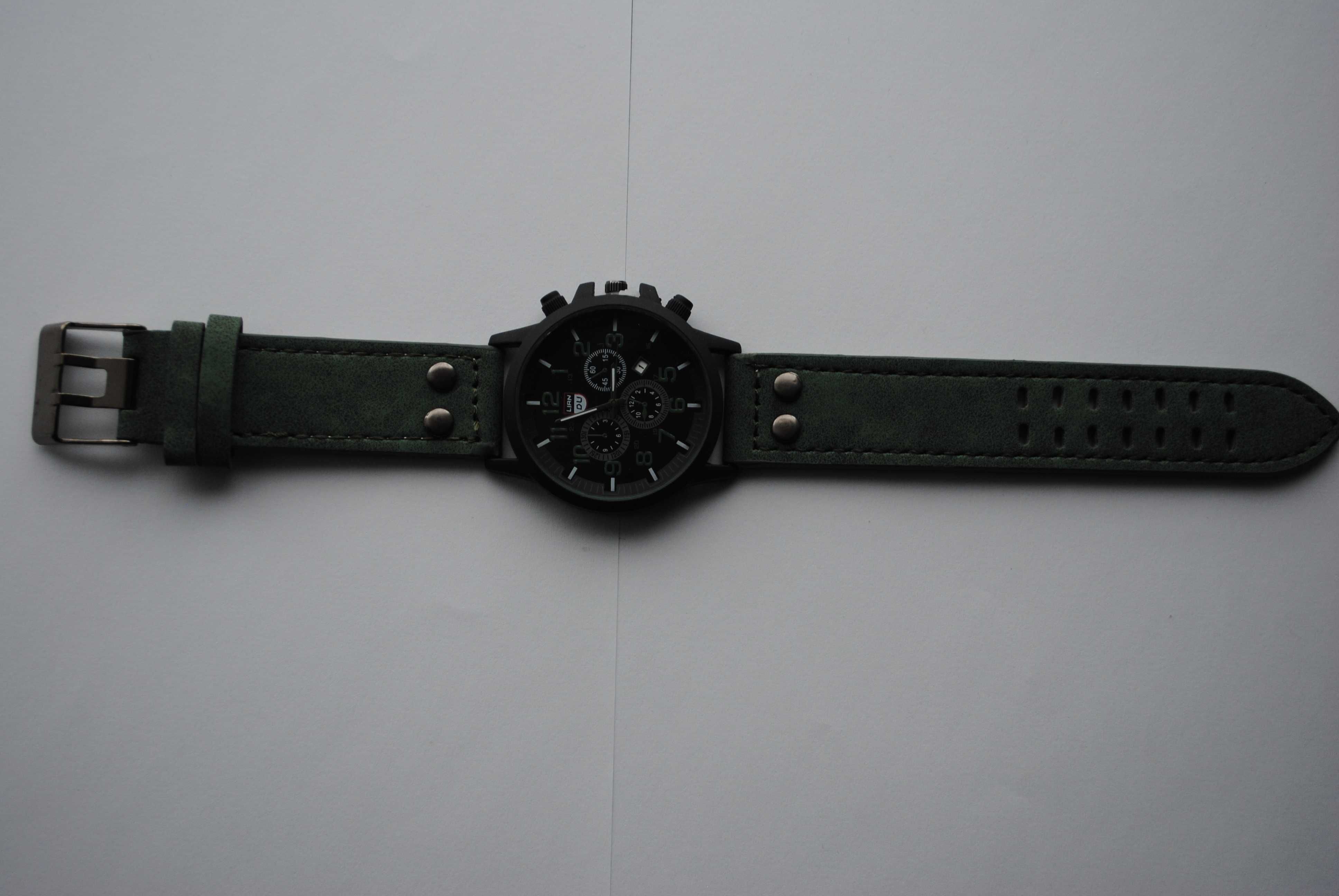 NOWY sportowy męski zegarek kwarcowy na rękę LIANDU 42mm