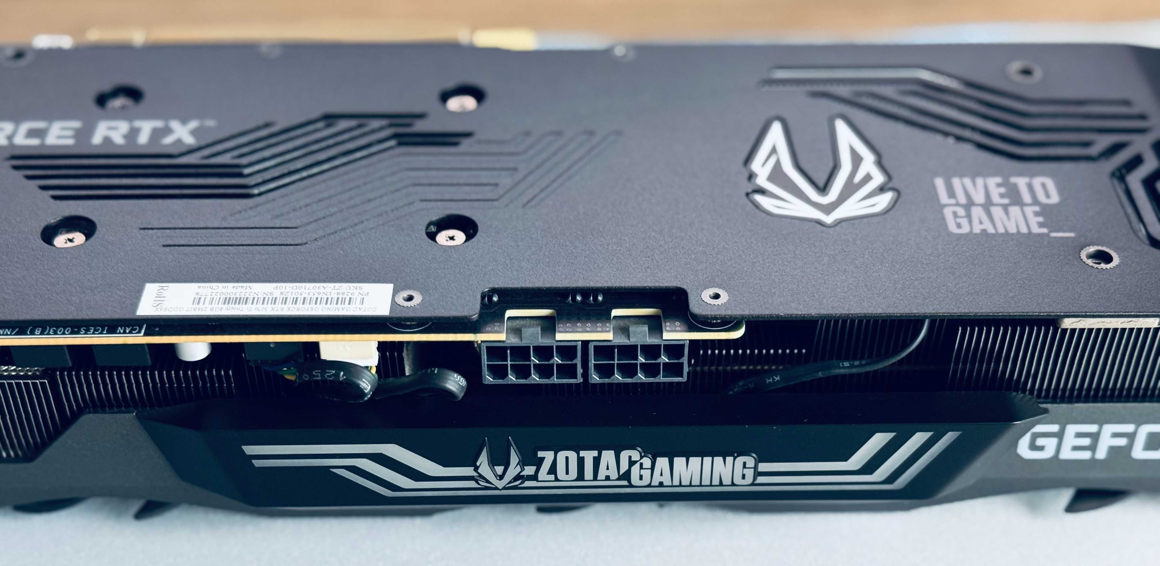 Відеокарта ZOTAC GeForce RTX3070 Ti 8GB GDDR6X GAMING Trinity