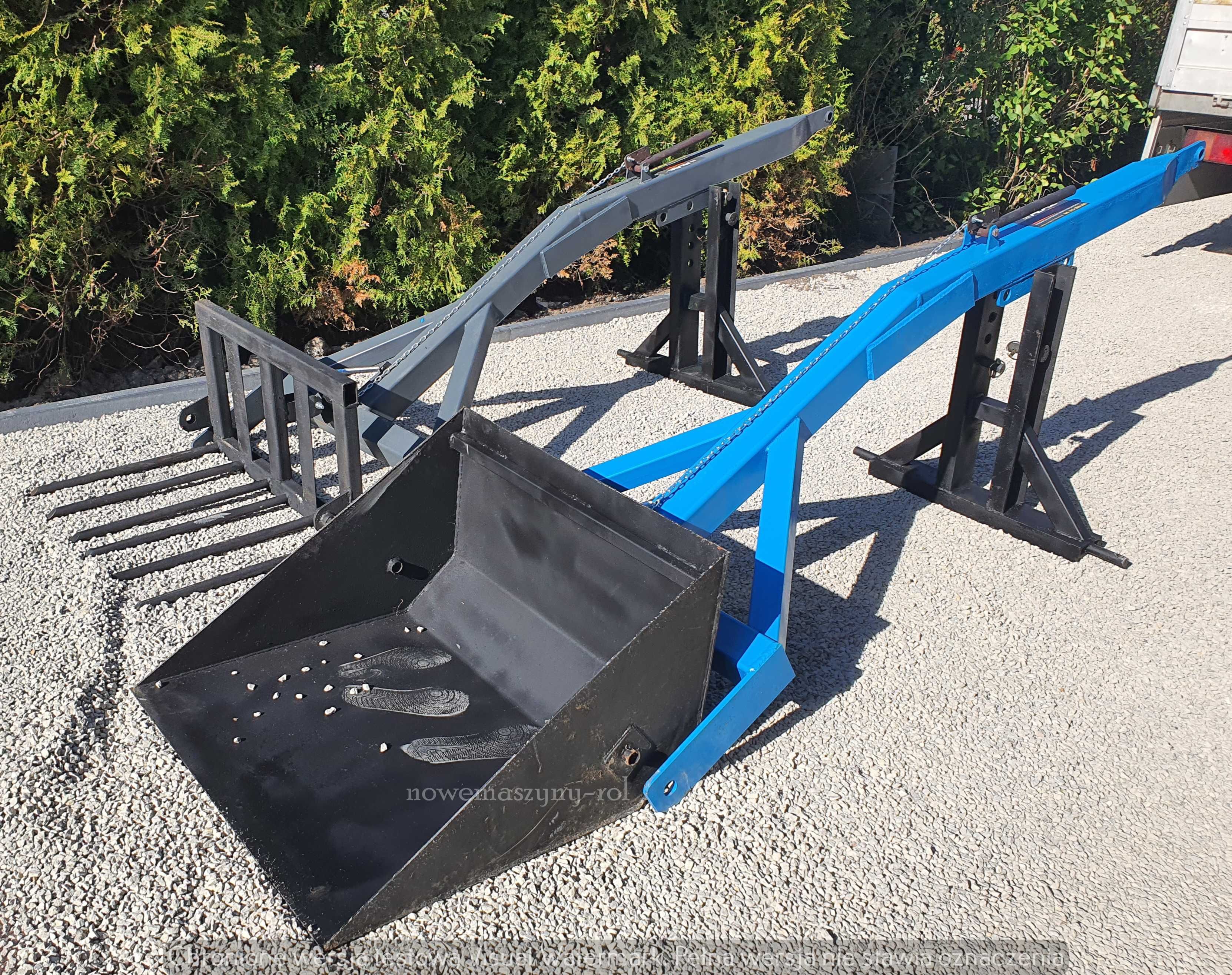 podnośnik ładowacz na tył ciągnika rama łyżka łycha 80 cm do tur - a