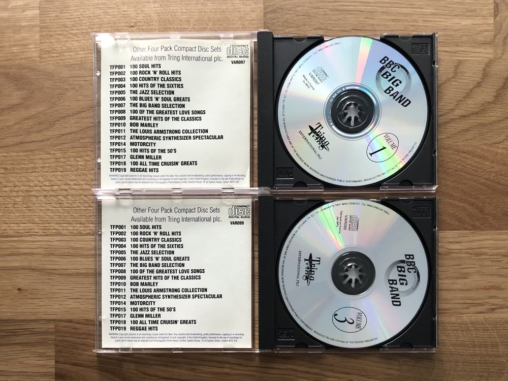 CDs BBC Big Band (Volume One e Volume Three)