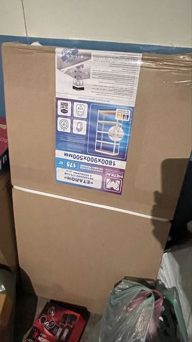 Металевий стелаж “Метакс Етаж” 1800×900×500 мм — новий, в упаковці