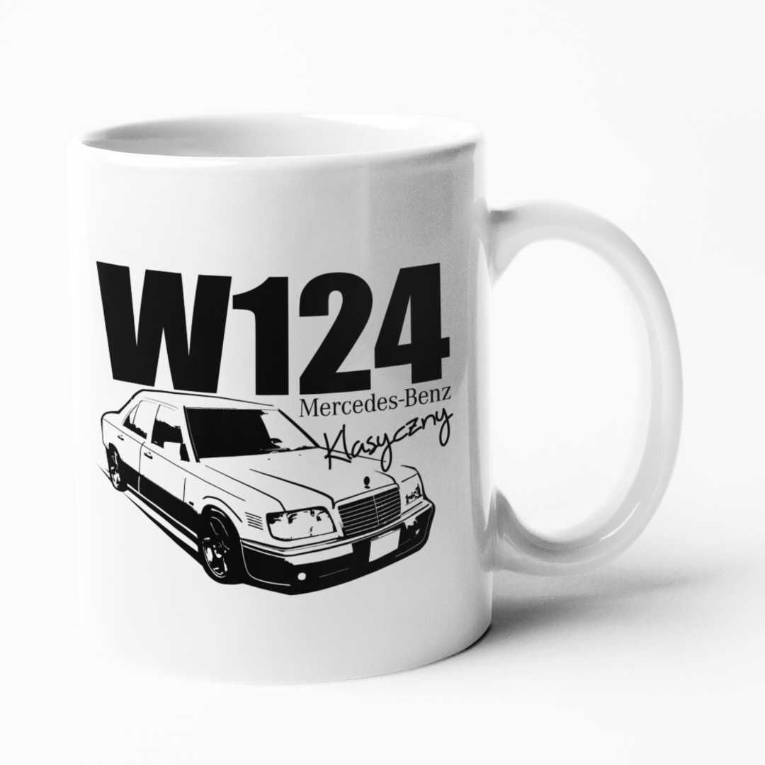 Kubek Mercedes w124 na PREZENT dla miłośnika - 330 ml